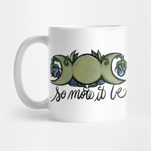 So Mote It Be Triple Moon Phase Mug